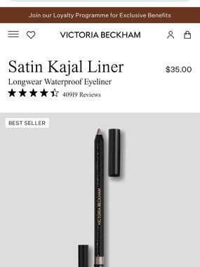 Victoria Beckham eye line in the color Cocoa Pave